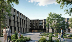 Eingangsbereich des Erweiterungsbaus