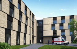 An/-Abfahrt für Krankentransporte und Rettungswägen